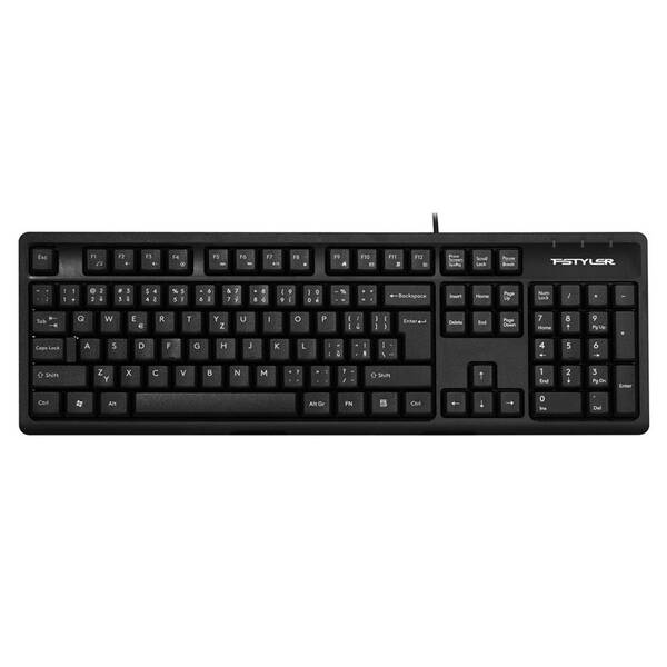 Klávesnice A4Tech FK12 FStyler, CZ černá

