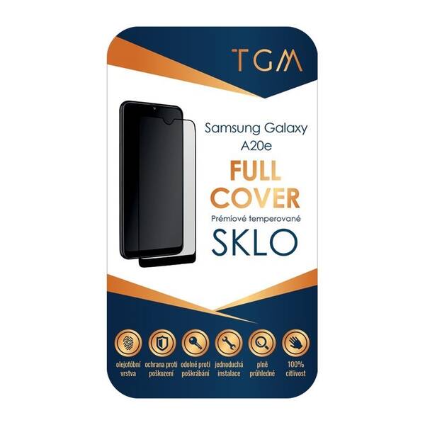 Tvrzené sklo TGM Full Cover na Samsung Galaxy A20e 

