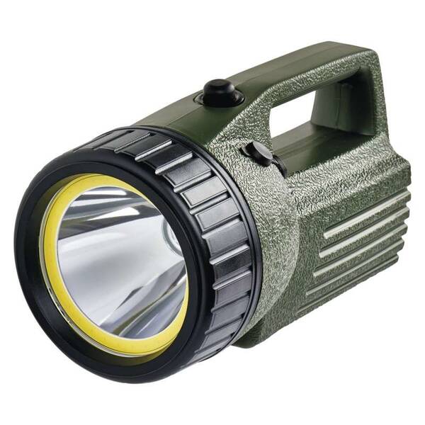 Svítilna EMOS COB LED + LED nabíjecí, 240 lm, aku 4000 mAh zelená


