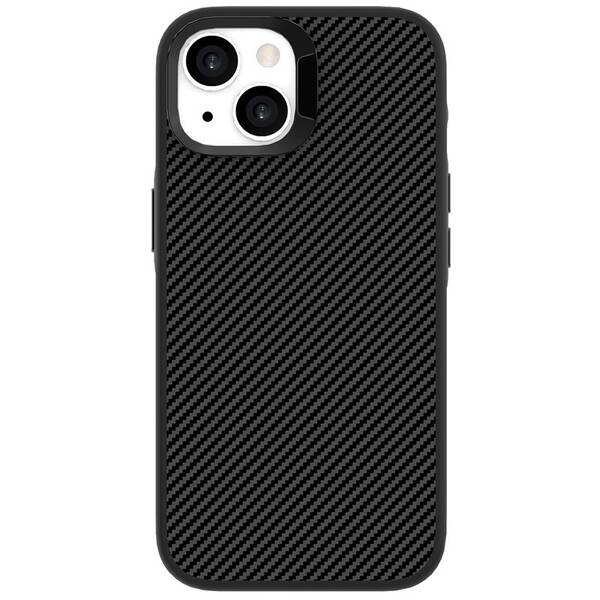 Kryt na mobil WG Platinum Carbon Magnet na Apple iPhone 15 černý

