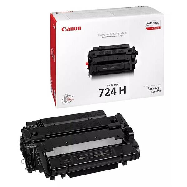 Toner Canon CRG-724 H, 12500 stran černý


