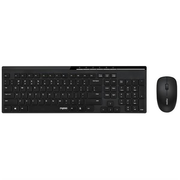 Klávesnice s myší Rapoo X8100, CZ+SK layout černá

