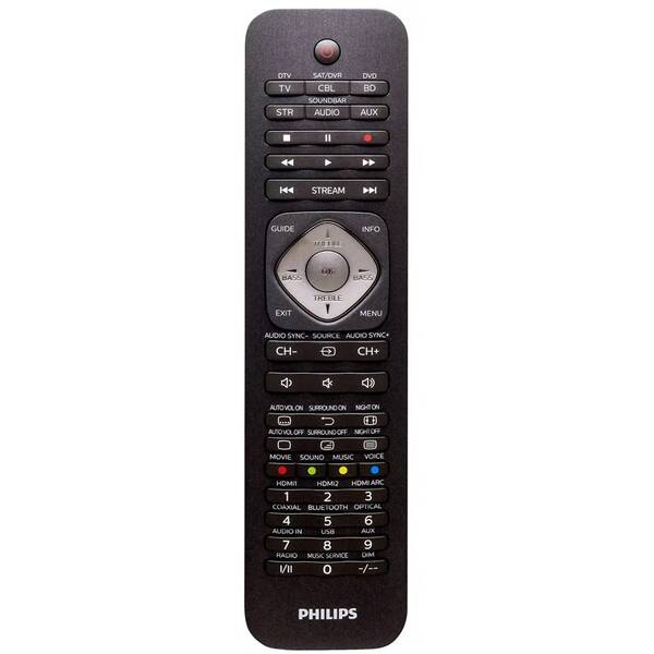 Dálkový ovladač Philips SRP5016/10 černý

