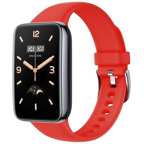 Řemínek FIXED Silicone Strap na Xiaomi Mi Smart Band 7 Pro červený

