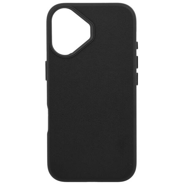Kryt na mobil WG Leather Frame Magnet na Apple iPhone 16 černý

