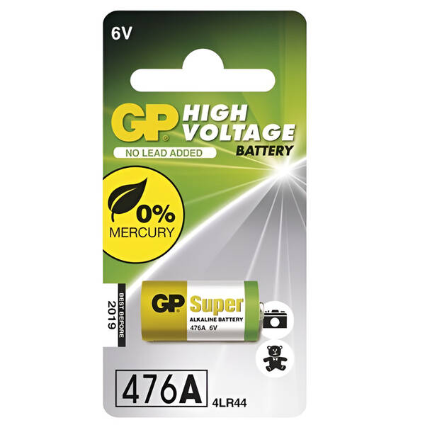 Baterie alkalická GP 4LR44, 476AF, blistr 1ks 

