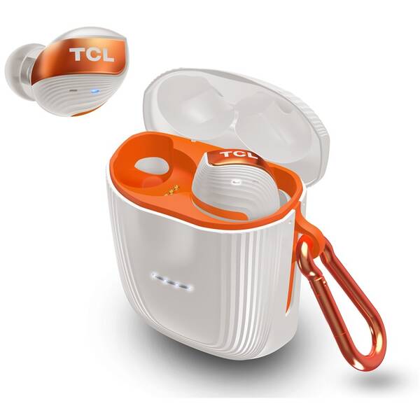 Sluchátka TCL ACTV500TWS bílá/oranžová

