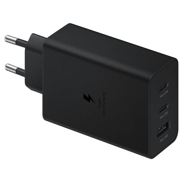 Nabíječka do sítě Samsung Multi 1x USB, 2x USB-C, 65W černá

