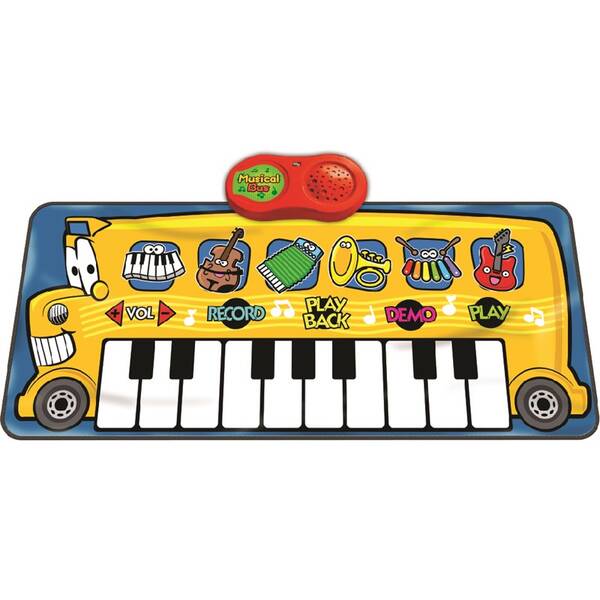 Hrací dotyková podložka SunLin Piano autobus 

