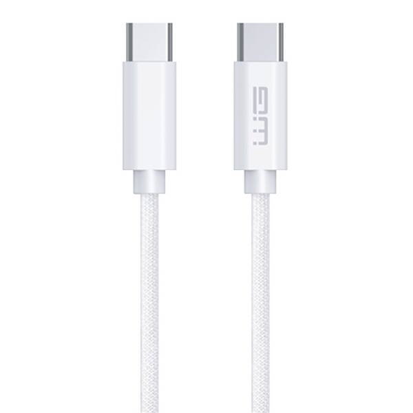 Kabel WG USB-C/USB-C, 2m bílý

