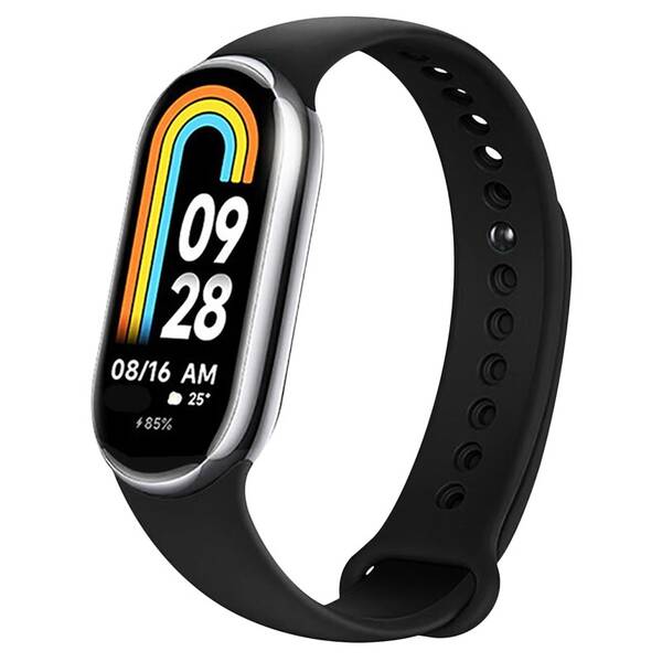 Řemínek FIXED Silicone Strap na Xiaomi Smart Band 10/9/8 černý

