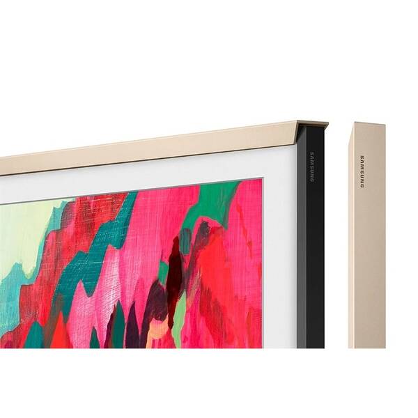 Výměnný rámeček Samsung pro Frame TV s úhlopříčkou 75" (2025), Zkosený design zlatý

