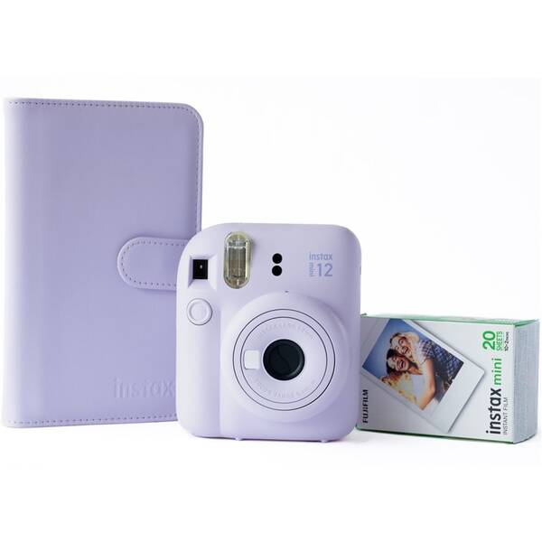 Instantní fotoaparát Fujifilm Instax mini 12 ALBUM BUNDLE fialový

