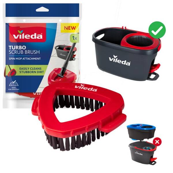 Kartáč Vileda Turbo, 1 ks červený

