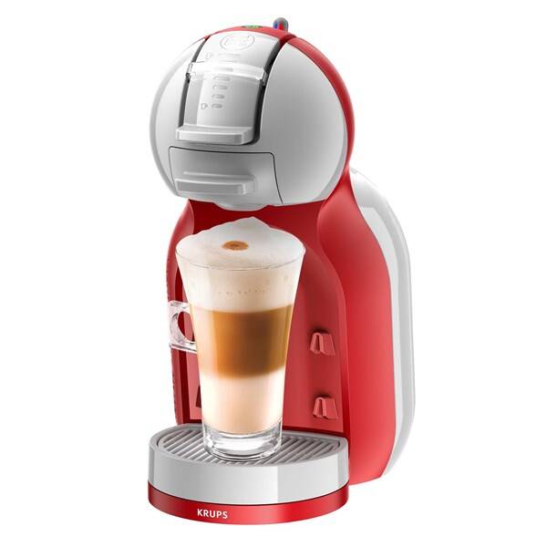 Espresso Krups KP1205CS šedé/červené

