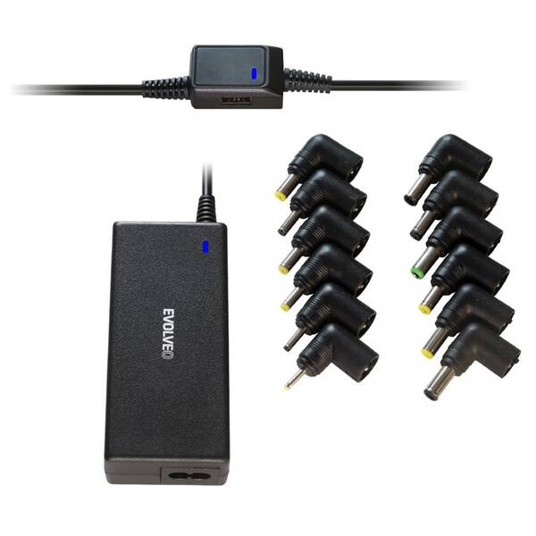 Napájecí adaptér Evolveo Chargee A70 pro notebooky 70W 

