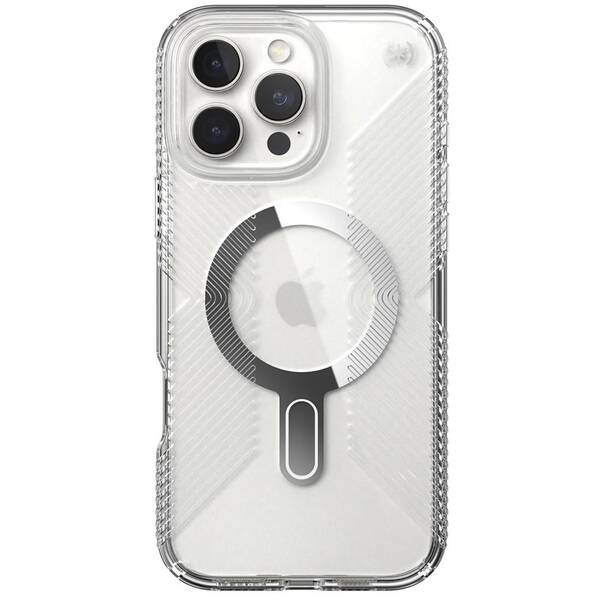 Kryt na mobil Speck Presidio Grip ClickLock na Apple iPhone 16 Pro Max průhledná
