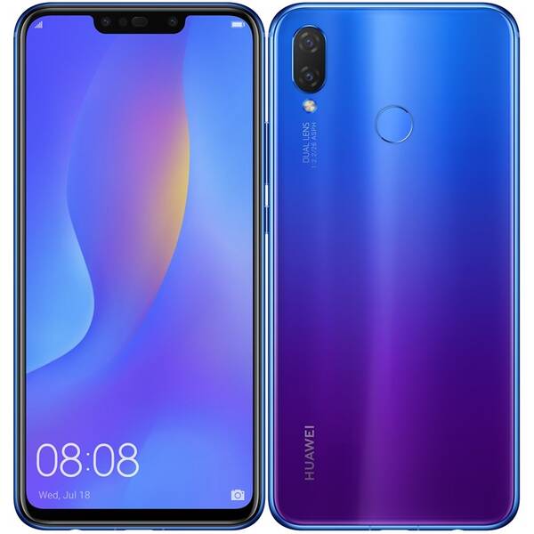 Mobilní telefon Huawei nova 3i fialový

