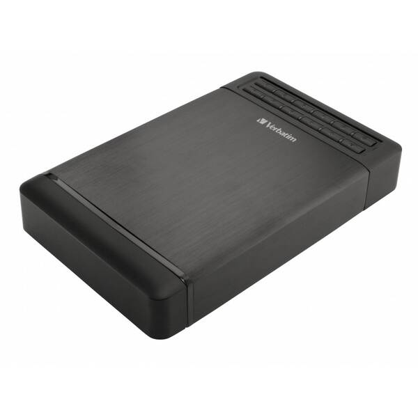 Box na HDD Verbatim Secure externí box pro 3,5" HDD SATA, USB 3.1 

