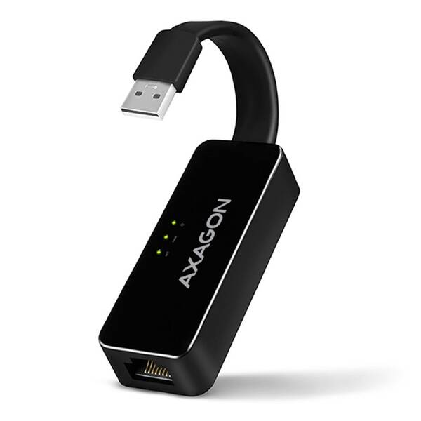 Síťová karta Axagon ADE-XR, USB 2.0/RJ45 černá

