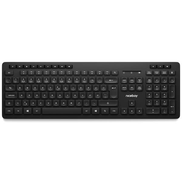 Klávesnice Niceboy Office K10 Comfort černá

