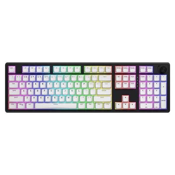 Klávesnice HATOR Skyfall 100 Wireless, US layout černá/bílá

