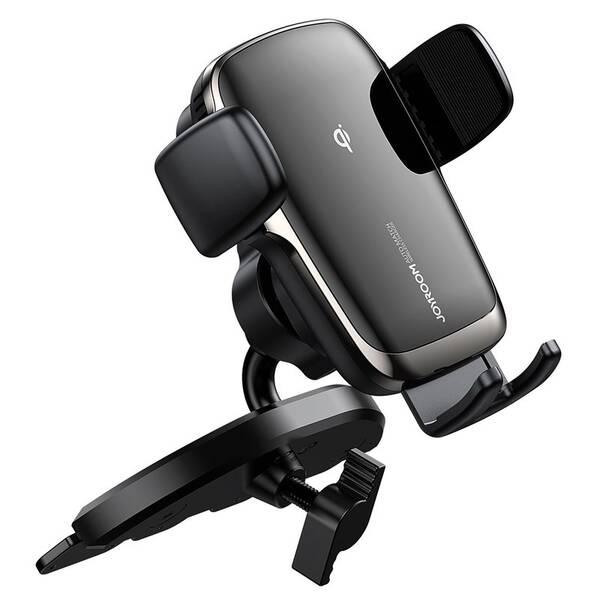 Držák na mobil Joyroom JR-ZS248 do CD, bezdrátové nabíjení černý

