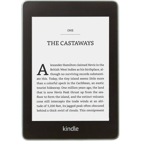 Čtečka e-knih Amazon Kindle Paperwhite 4 2018 s reklamou zelená

