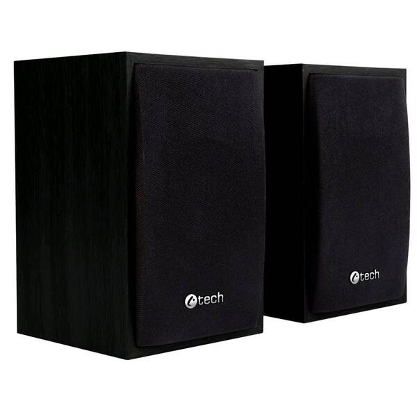 Reproduktory C-Tech SPK-09, 2.0 černé/dřevo

