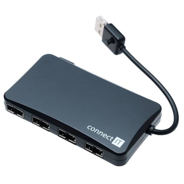 USB Hub Connect IT (CI-141) USB 2.0 / 4x USB 2.0 černý

