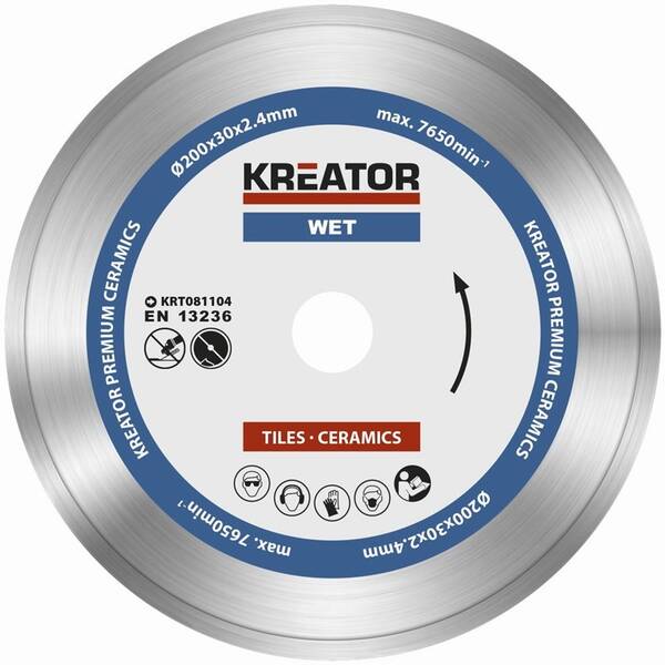 Kotouč diamantový Kreator KRT081104 (1ks) 

