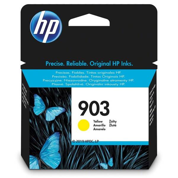 Inkoustová náplň HP 903, 315 stran žlutá

