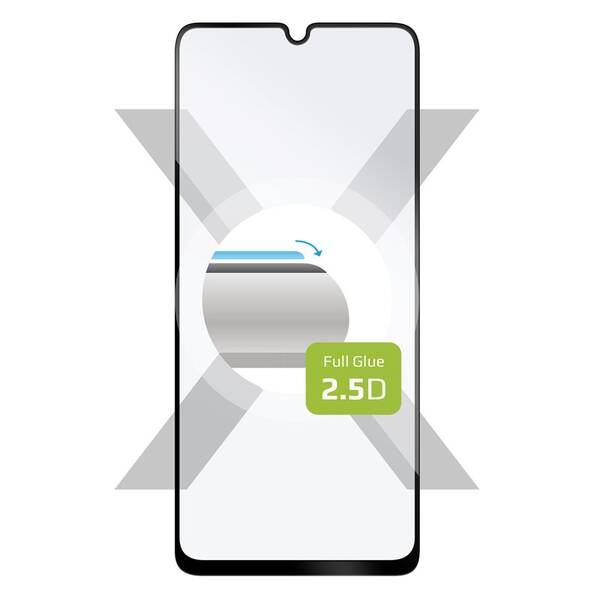 Tvrzené sklo FIXED Full-Cover na Honor X7 černé

