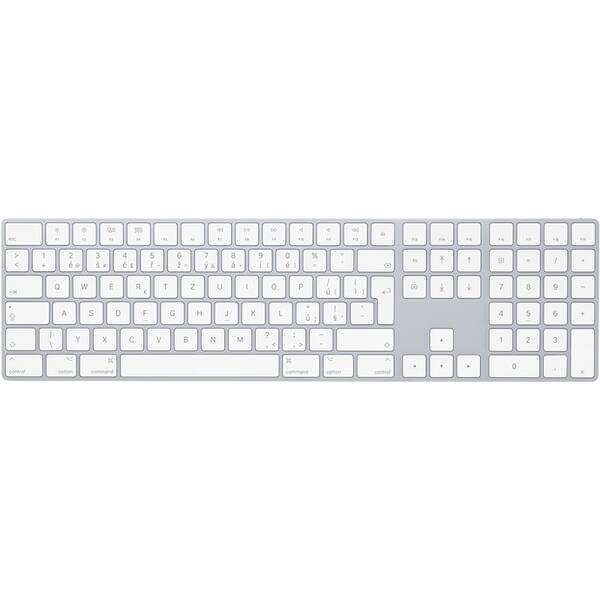 Klávesnice Apple Magic Keyboard s numerickou klávesnicí - Czech bílá

