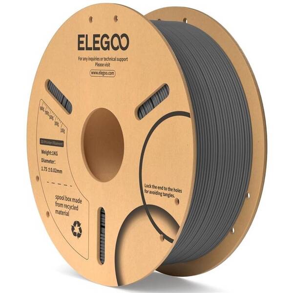 Filament Elegoo PLA 1,75mm šedý

