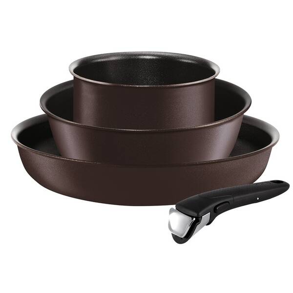 Sada hrnců Tefal L6559702 hnědá

