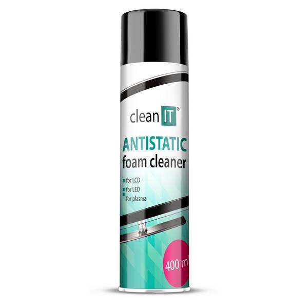 Čisticí přípravek Clean IT antistatická čistící pěna na obrazovky, 400ml 

