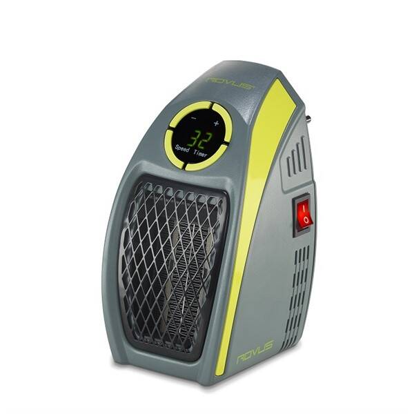 Teplovzdušný ventilátor Rovus Handy heater šedý/zelený

