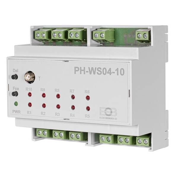 Přijímač Elektrobock na DIN lištu 


