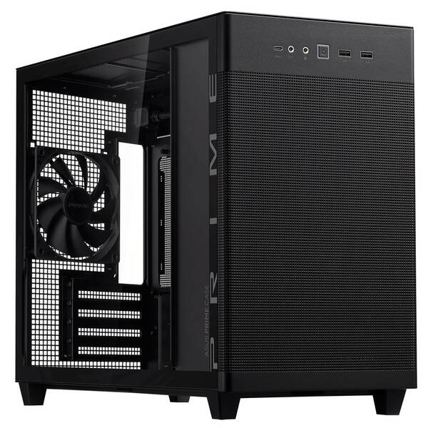 Case Asus AP201 Tempered Glass černá

