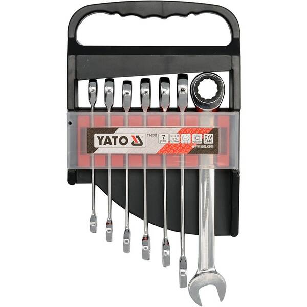 Sada očkoplochých klíčů YATO YT-0208 (7 ks) 

