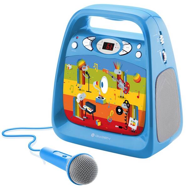 CD přehrávač GoGEN DÉČKO KARAOKE B modrý

