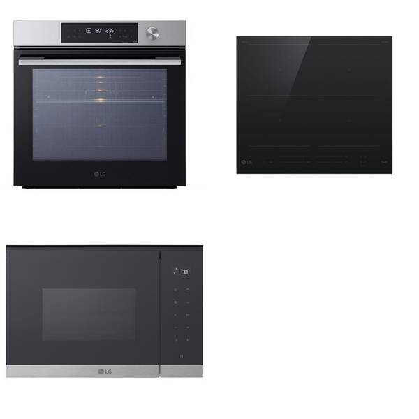 Set výrobků LG WSED7613S + CBIZ2437B + MG7Z2593D černý

