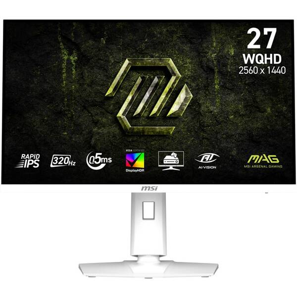 Herní monitor MSI MAG 274QRFW X32 bílý

