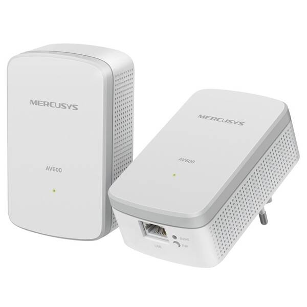 Síťový rozvod LAN po 230V Mercusys MP300 AV600 KIT bílé


