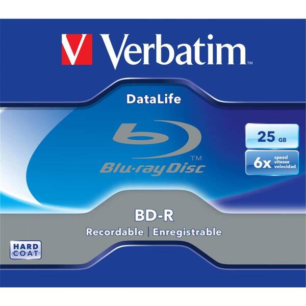 Disk Verbatim BD-R DL 25GB 6x, 1 ks 

