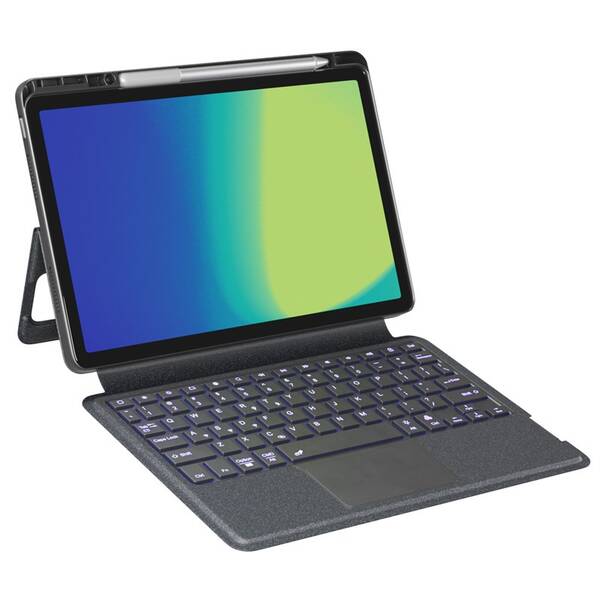 Pouzdro na tablet s klávesnicí Spello by Epico Backlit Keyboard Case na Lenovo Idea Tab 11 5G - CZ černé

