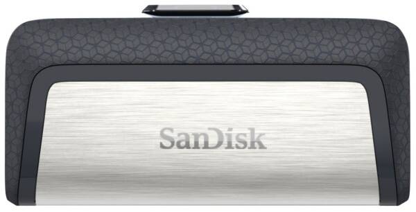 USB Flash SANDISK Dual 16GB OTG USB-C/USB 3.1 černý/stříbrný

