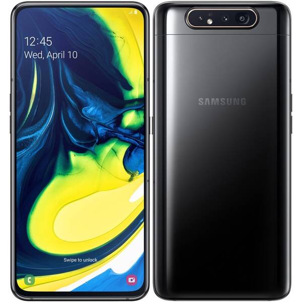 Mobilní telefon Samsung A80 Dual SIM černá barva
