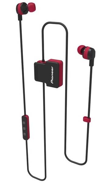 Sluchátka Pioneer SE-CL5BT-R černá/červená

